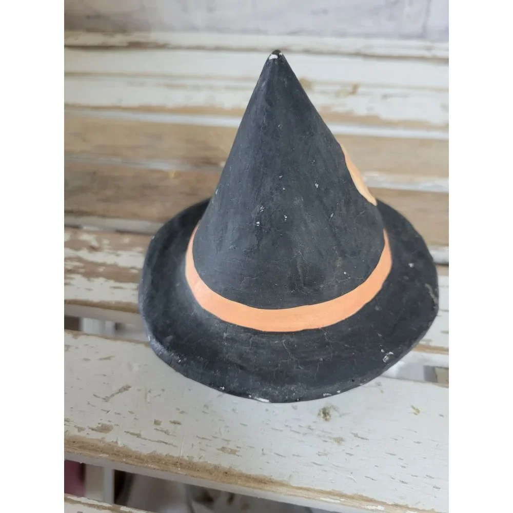 Pumpkin hat‎ witch vintage look alike Halloween hom